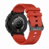Smartwatch Męski Gravity GT21-6 na pasku gumowym w kolorze Czarny/Czarny o szerokości 22mm