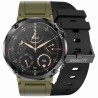 Smartwatch Męski Gravity GT21-7 na pasku gumowym w kolorze Khaki/Khaki o szerokości 22mm
