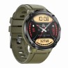 Smartwatch Męski Gravity GT21-7 na pasku gumowym w kolorze Khaki/Khaki o szerokości 22mm