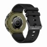 Smartwatch Męski Gravity GT21-7 na pasku gumowym w kolorze Khaki/Khaki o szerokości 22mm