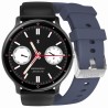 Smartwatch Męski Gravity GT1-1 PRO na pasku gumowym w kolorze Czarny/Czarny o szerokości 22mm