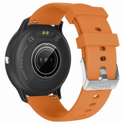Smartwatch Męski Gravity GT1-2 PRO na pasku gumowym w kolorze Czarny/Czarny o szerokości 22mm