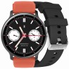 Smartwatch Męski Gravity GT1-3 PRO na pasku gumowym w kolorze Czarny/Czarny o szerokości 22mm