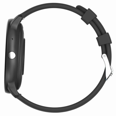Smartwatch Damski Gravity GT1-4 PRO na pasku gumowym w kolorze Czarny/Czarny o szerokości 22mm
