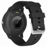 Smartwatch Damski Gravity GT1-4 PRO na pasku gumowym w kolorze Czarny/Czarny o szerokości 22mm