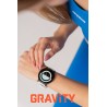 Smartwatch Damski Gravity GT1-4 PRO na pasku gumowym w kolorze Czarny/Czarny o szerokości 22mm