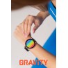 Smartwatch Damski Gravity GT1-5 PRO na pasku gumowym w kolorze Różowy/Różowy o szerokości 22mm