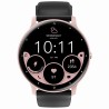 Smartwatch Damski Gravity GT1-5 PRO na pasku gumowym w kolorze Różowy/Różowy o szerokości 22mm