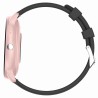 Smartwatch Damski Gravity GT1-5 PRO na pasku gumowym w kolorze Różowy/Różowy o szerokości 22mm
