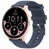 Smartwatch Damski Gravity GT1-7 PRO na pasku gumowym w kolorze Różowy/Różowy o szerokości 22mm