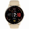 Smartwatch Damski Gravity GT1-8 PRO na pasku gumowym w kolorze Piaskowy/Piaskowy o szerokości 22mm