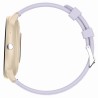 Smartwatch Damski Gravity GT1-8 PRO na pasku gumowym w kolorze Piaskowy/Piaskowy o szerokości 22mm