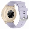 Smartwatch Damski Gravity GT1-8 PRO na pasku gumowym w kolorze Piaskowy/Piaskowy o szerokości 22mm