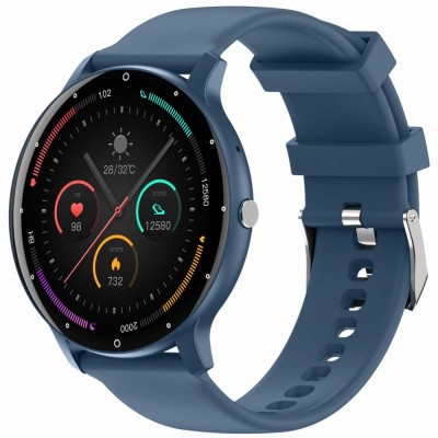 Smartwatch Męski Gravity GT1-9 PRO na pasku gumowym w kolorze Niebieski/Niebieski o szerokości 22mm