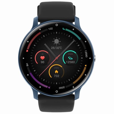 Smartwatch Męski Gravity GT1-9 PRO na pasku gumowym w kolorze Niebieski/Niebieski o szerokości 22mm