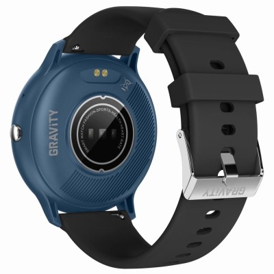 Smartwatch Męski Gravity GT1-9 PRO na pasku gumowym w kolorze Niebieski/Niebieski o szerokości 22mm