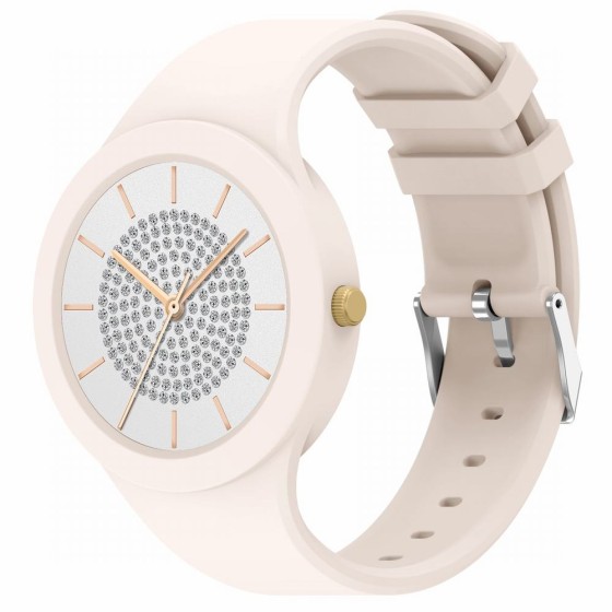 Smartwatch Damski Gravity GT14-1 na pasku gumowym w kolorze Różowy/Różowy o szerokości 22mm Smartwatch Damski Gravity GT14-1 na pasku gumowym w kolorze Różowy/Różowy o szerokości 22mm