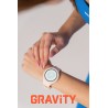 Smartwatch Damski Gravity GT14-1 na pasku gumowym w kolorze Różowy/Różowy o szerokości 22mm