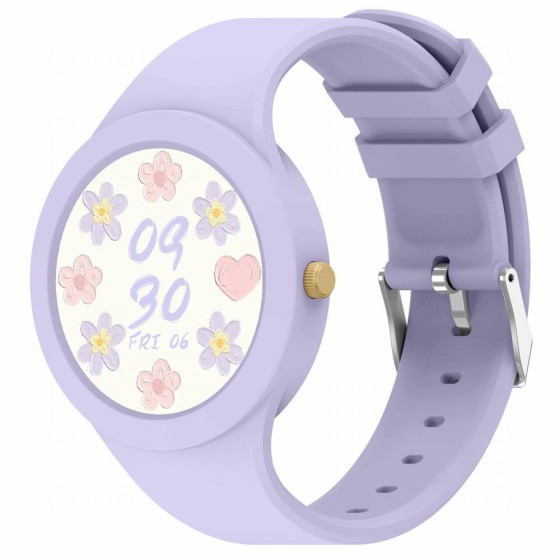 Smartwatch Damski Gravity GT14-2 na pasku gumowym w kolorze Fioletowy/Fioletowy o szerokości 22mm Smartwatch Damski Gravity GT14-2 na pasku gumowym w kolorze Fioletowy/Fioletowy o szerokości 22mm