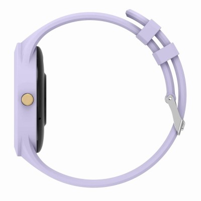 Smartwatch Damski Gravity GT14-2 na pasku gumowym w kolorze Fioletowy/Fioletowy o szerokości 22mm