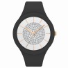 Smartwatch Damski Gravity GT14-3 na pasku gumowym w kolorze Czarny/Czarny o szerokości 22mm