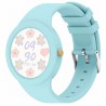 Smartwatch Damski Gravity GT14-4 na pasku gumowym w kolorze Niebieski/Niebieski o szerokości 22mm