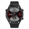 Smartwatch Męski Gravity GT13-1 na bransolecie stalowej w kolorze Czarny/Czarny o szerokości 26mm