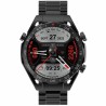 Smartwatch Męski Gravity GT13-1 na bransolecie stalowej w kolorze Czarny/Czarny o szerokości 26mm