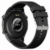 Smartwatch Męski Gravity GT13-1 na bransolecie stalowej w kolorze Czarny/Czarny o szerokości 26mm