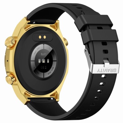 Smartwatch Męski Gravity GT13-2 na bransolecie stalowej w kolorze Złoty/Złoty o szerokości 26mm