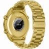 Smartwatch Męski Gravity GT13-2 na bransolecie stalowej w kolorze Złoty/Złoty o szerokości 26mm