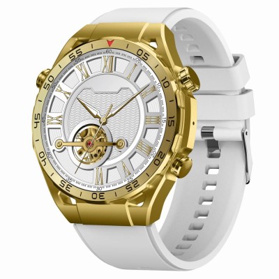 Smartwatch Męski Gravity GT13-3 na bransolecie stalowej w kolorze Złoty/Złoty o szerokości 26mm