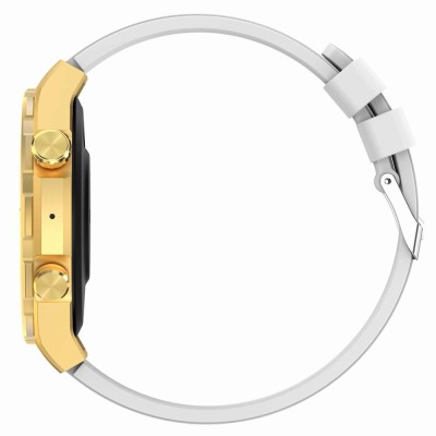Smartwatch Męski Gravity GT13-3 na bransolecie stalowej w kolorze Złoty/Złoty o szerokości 26mm
