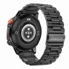 Smartwatch Męski Gravity GT20-1 na pasku gumowym w kolorze Czarny/Czarny o szerokości 22mm