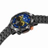 Smartwatch Męski Gravity GT20-1 na pasku gumowym w kolorze Czarny/Czarny o szerokości 22mm