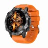 Smartwatch Męski Gravity GT20-3 na pasku gumowym w kolorze Czarny/Czarny o szerokości 22mm