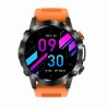 Smartwatch Męski Gravity GT20-3 na pasku gumowym w kolorze Czarny/Czarny o szerokości 22mm