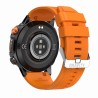 Smartwatch Męski Gravity GT20-3 na pasku gumowym w kolorze Czarny/Czarny o szerokości 22mm
