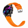 Smartwatch Męski Gravity GT20-3 na pasku gumowym w kolorze Czarny/Czarny o szerokości 22mm
