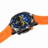Smartwatch Męski Gravity GT20-3 na pasku gumowym w kolorze Czarny/Czarny o szerokości 22mm