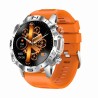 Smartwatch Męski Gravity GT20-4 na pasku gumowym w kolorze Srebrny/Czarny o szerokości 22mm
