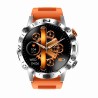 Smartwatch Męski Gravity GT20-4 na pasku gumowym w kolorze Srebrny/Czarny o szerokości 22mm