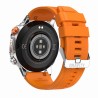 Smartwatch Męski Gravity GT20-4 na pasku gumowym w kolorze Srebrny/Czarny o szerokości 22mm