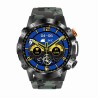 Smartwatch Męski Gravity GT20-6 na pasku gumowym w kolorze Czarny/Zielony Moro o szerokości 22mm