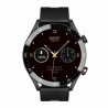 Smartwatch Męski Gravity GT4-1 na pasku gumowym w kolorze Czarny/Czarny o szerokości 22mm