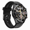 Smartwatch Męski Gravity GT4-1 na pasku gumowym w kolorze Czarny/Czarny o szerokości 22mm
