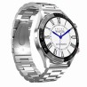 Smartwatch Męski Gravity GT4-3 na bransolecie stalowej w kolorze Srebrny/Srebrny o szerokości 22mm