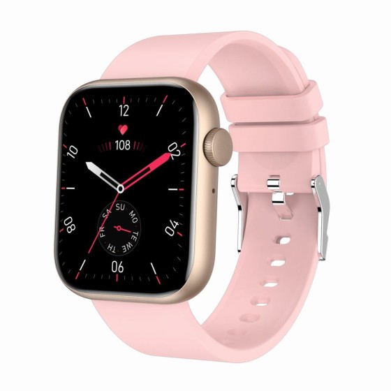 Smartwatch Damski Gravity GT3-1 na pasku gumowym w kolorze Różowy/Różowy o szerokości 22mm Smartwatch Damski Gravity GT3-1 na pasku gumowym w kolorze Różowy/Różowy o szerokości 22mm