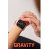 Smartwatch Damski Gravity GT3-1 na pasku gumowym w kolorze Różowy/Różowy o szerokości 22mm