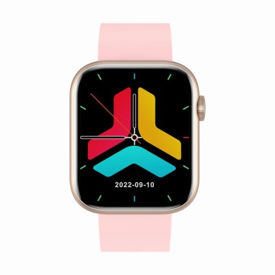 Smartwatch Damski Gravity GT3-1 na pasku gumowym w kolorze Różowy/Różowy o szerokości 22mm